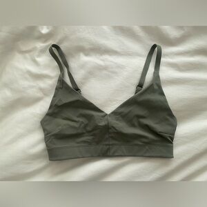 Outdoor Voices Olive Green Bralette Sports Bra